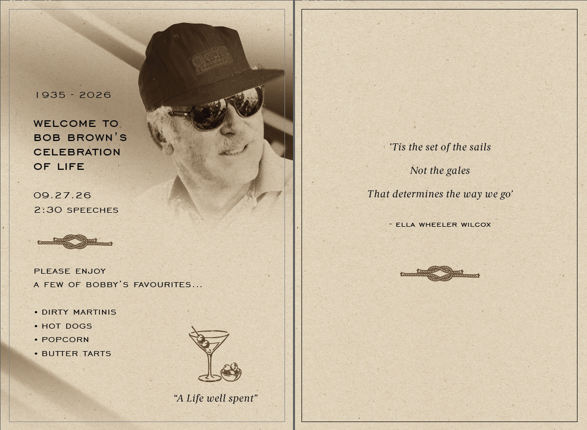 In Loving Memory of Robert "Bob" Brown